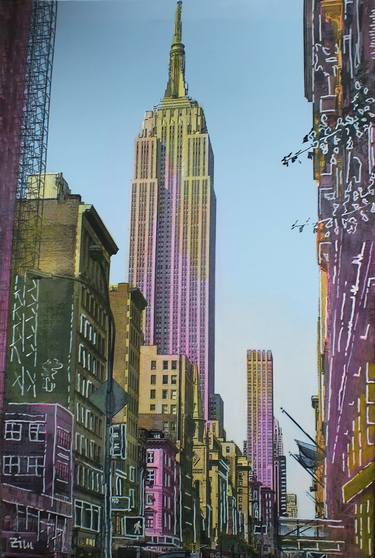 Original Cities Paintings by Marion Zimmermann