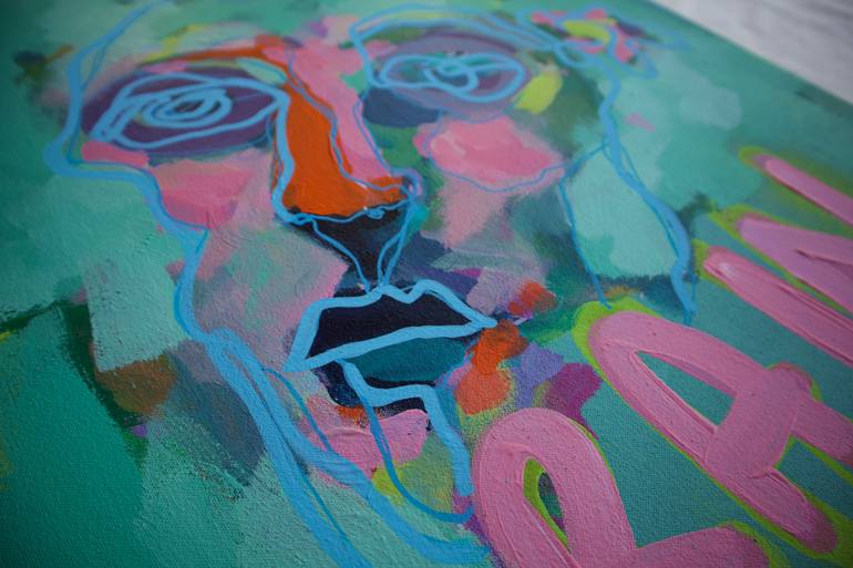 Original Abstract Expressionism Abstract Painting by Ryen Huntley