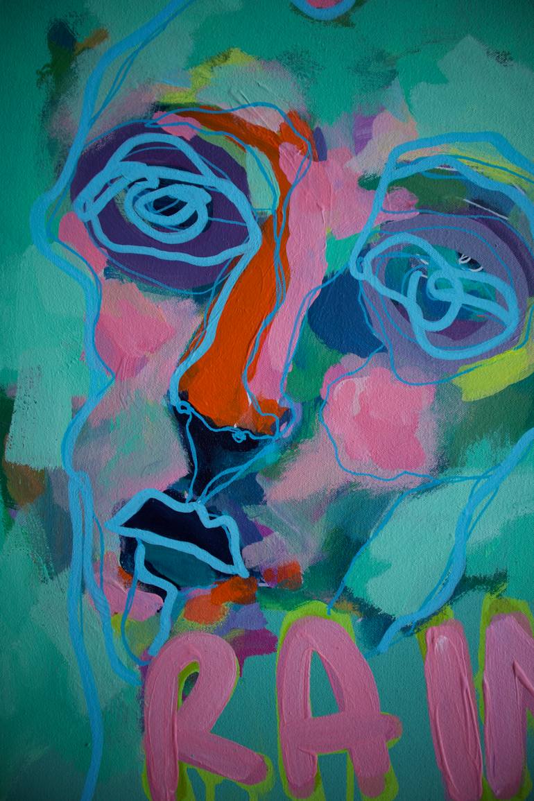 Original Abstract Expressionism Abstract Painting by Ryen Huntley