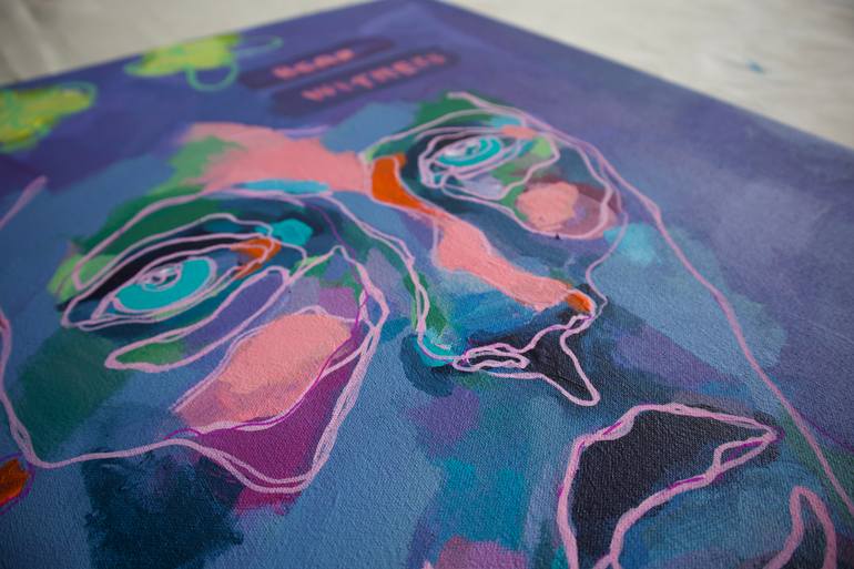 Original Abstract Expressionism Abstract Painting by Ryen Huntley
