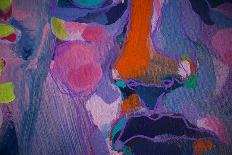 Original Abstract Expressionism Abstract Painting by Ryen Huntley