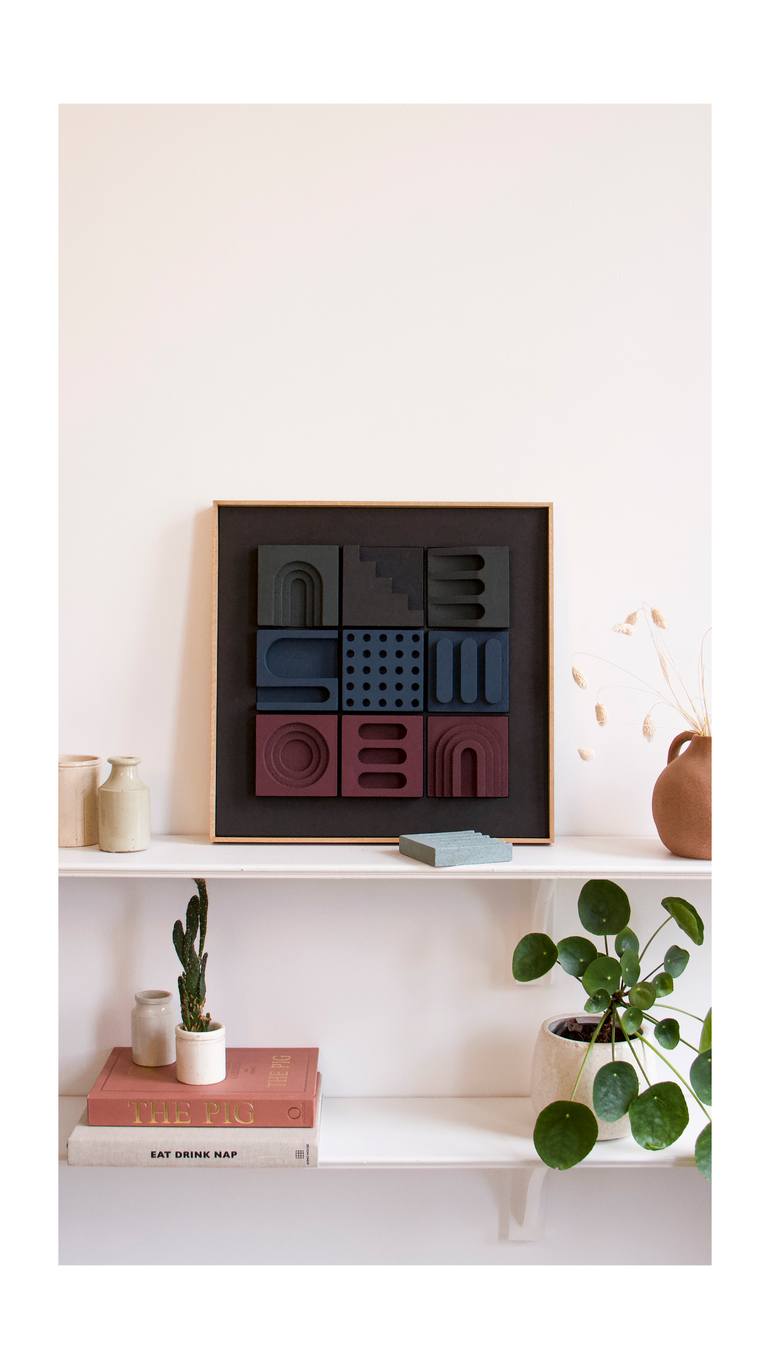 Original Abstract Architecture Sculpture by Make Relief