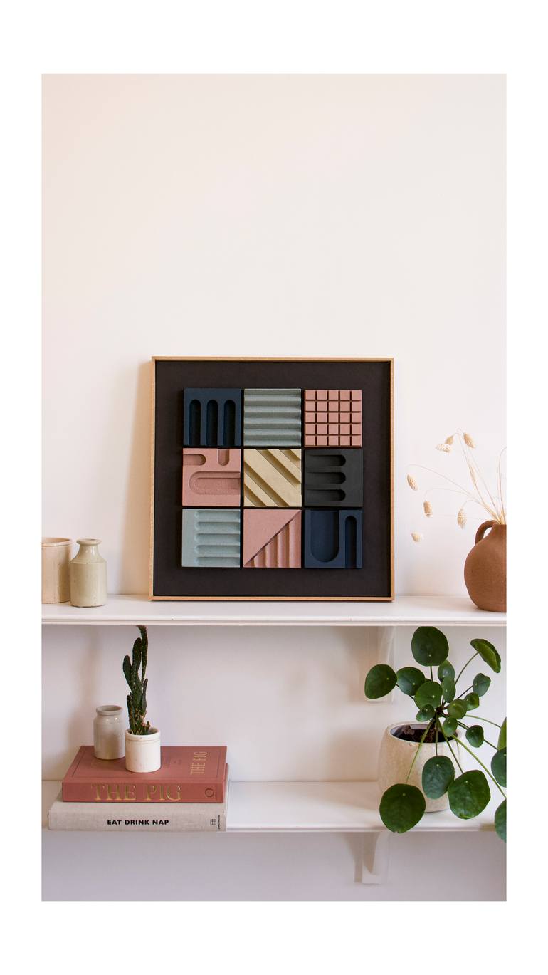 Original Abstract Architecture Sculpture by Make Relief