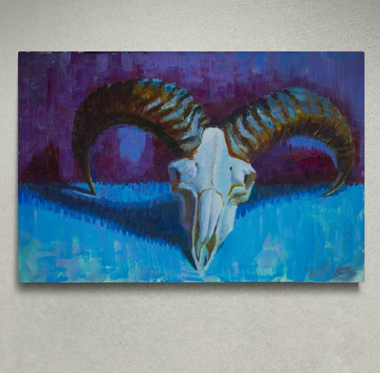 Original Figurative Animal Painting by Efrem Bertini