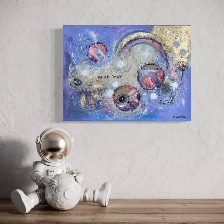 Original Abstract Painting by Natalissa Santi