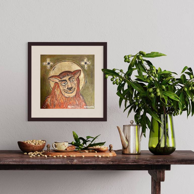 Original Abstract Animal Painting by Natalissa Luna
