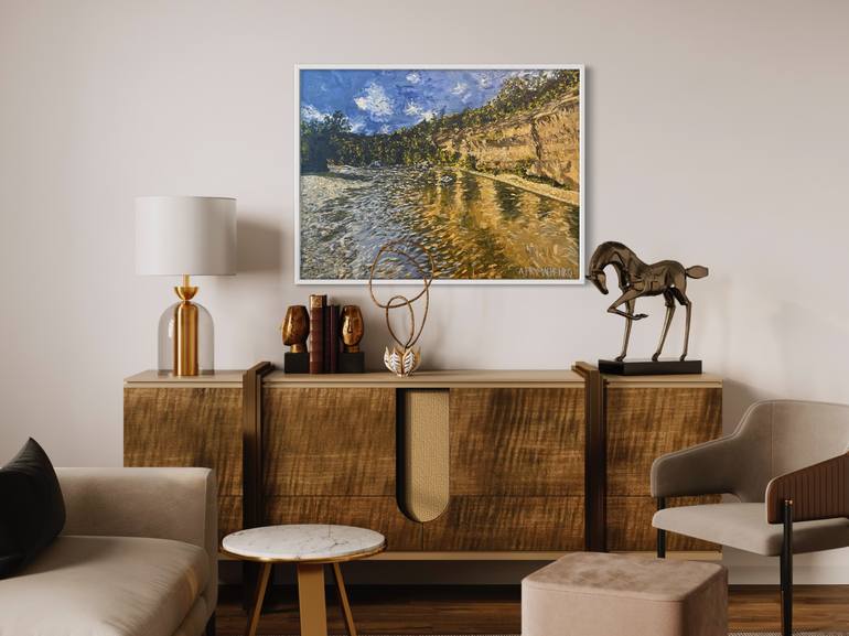 Original Conceptual Landscape Painting by Anastasia Prymachenko