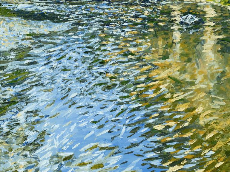 Original Conceptual Landscape Painting by Anastasia Prymachenko