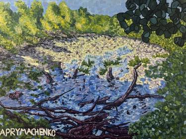 Original Impressionism Water Paintings by Anastasia Prymachenko