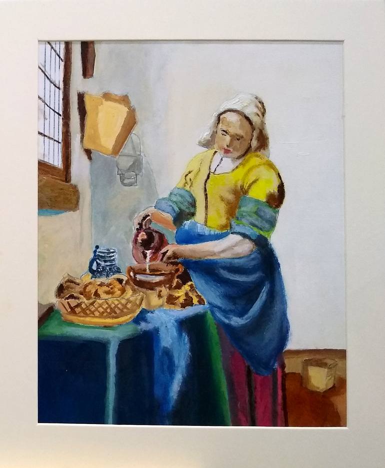Original Classicism People Painting by Clive Suffield-Thompson