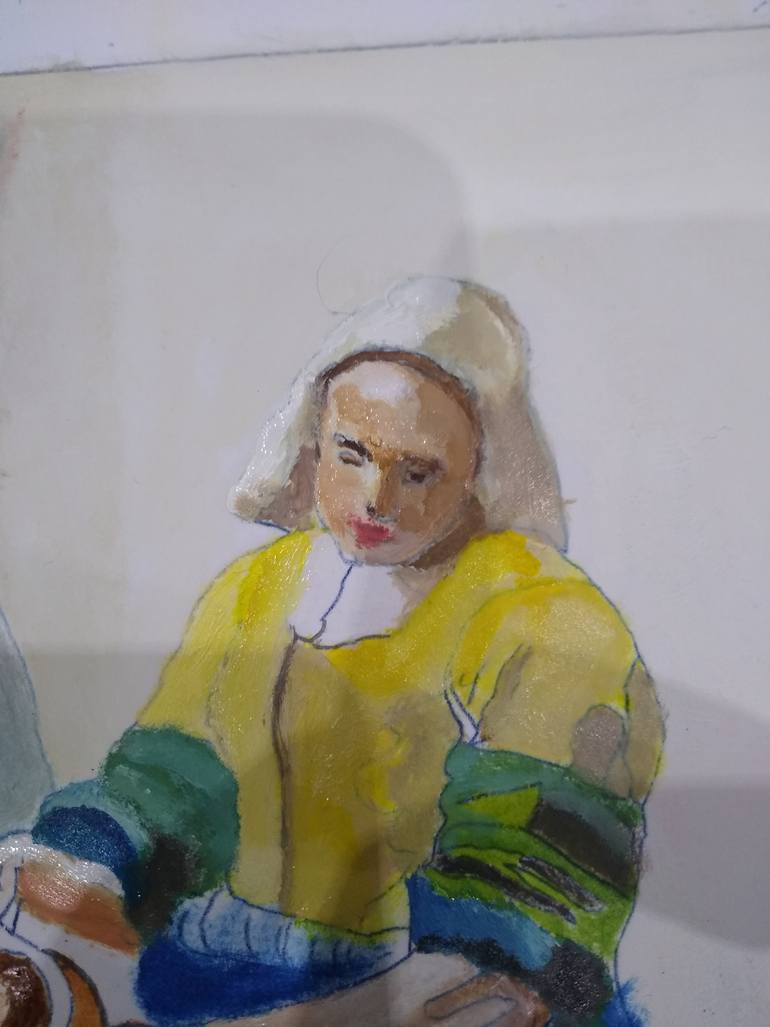 Original Classicism People Painting by Clive Suffield-Thompson
