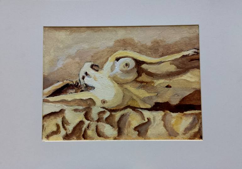 Original Abstract Expressionism Fantasy Painting by Clive Suffield-Thompson