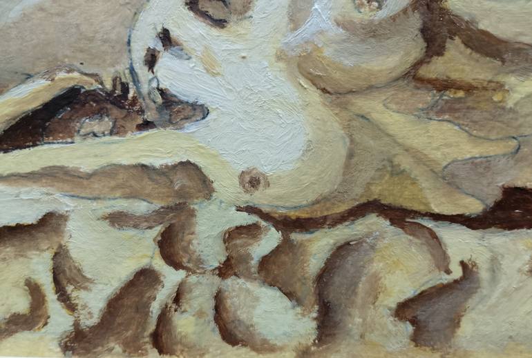 Original Abstract Expressionism Fantasy Painting by Clive Suffield-Thompson