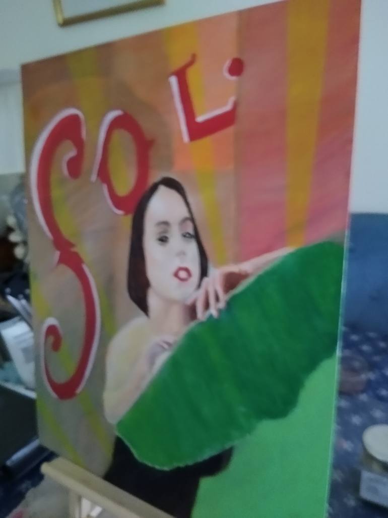 Original Expressionism Outer Space Painting by Clive Suffield-Thompson