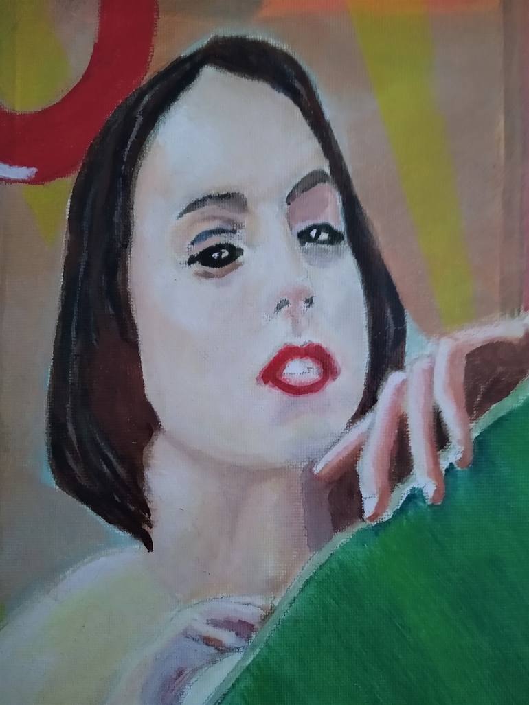 Original Expressionism Outer Space Painting by Clive Suffield-Thompson