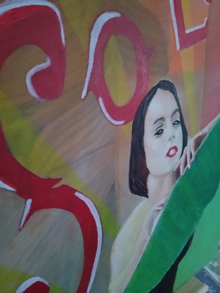 Original Expressionism Outer Space Painting by Clive Suffield-Thompson