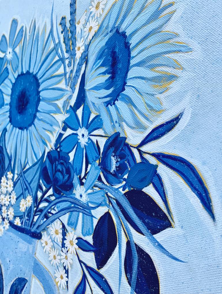Original Expressionism Floral Painting by Skye Miller