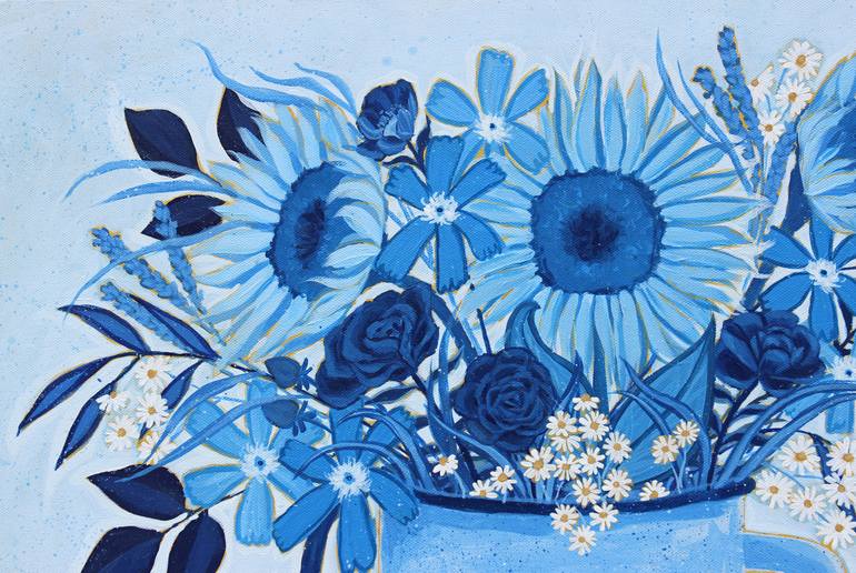 Original Expressionism Floral Painting by Skye Miller