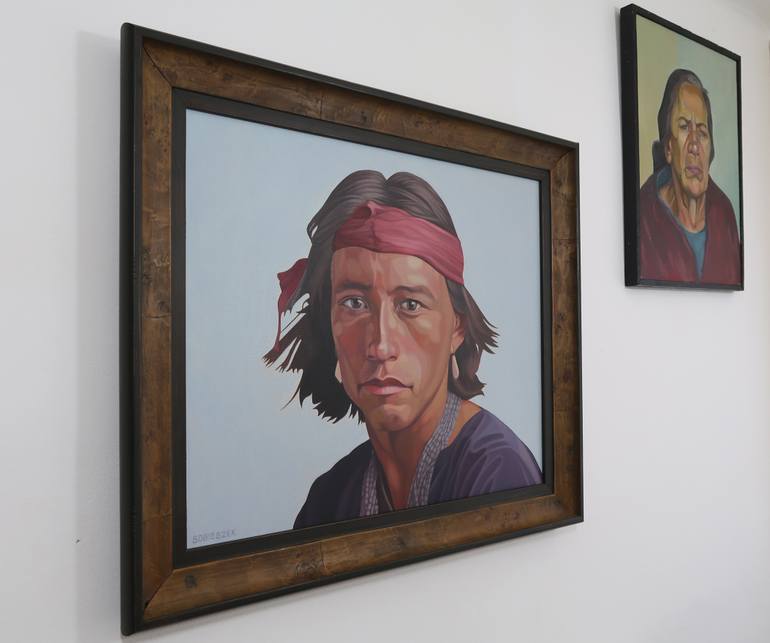Original Portraiture People Painting by Artur Sobieszek