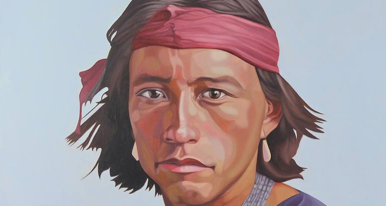 Original Portraiture People Painting by Artur Sobieszek