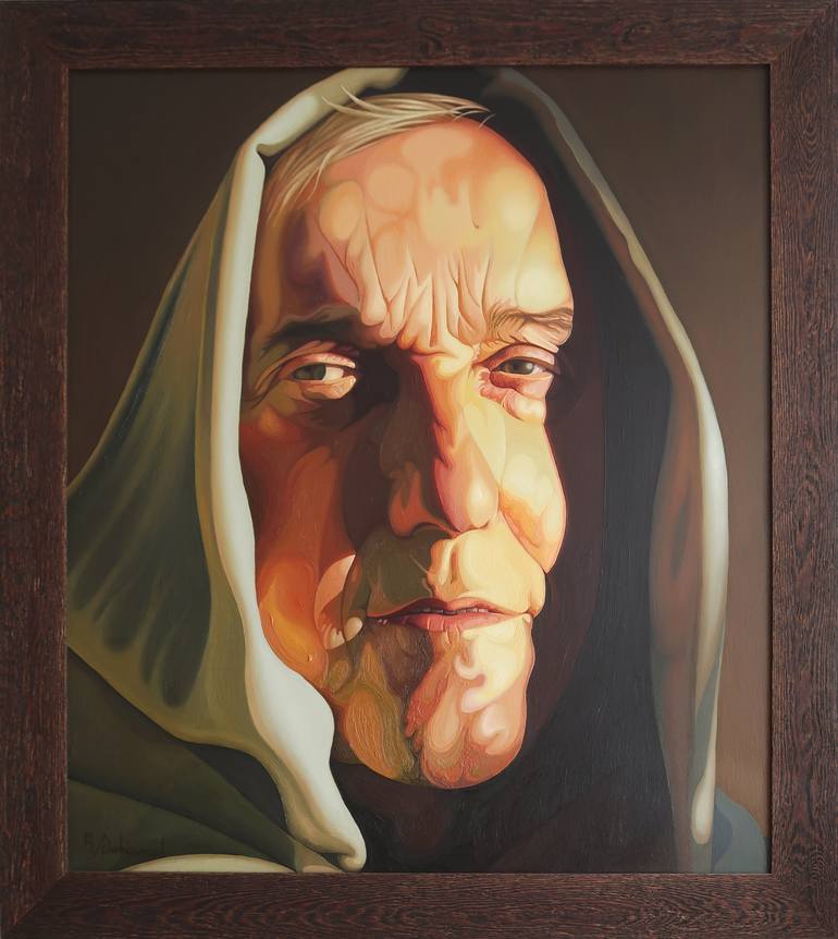 Original Portraiture People Painting by Artur Sobieszek