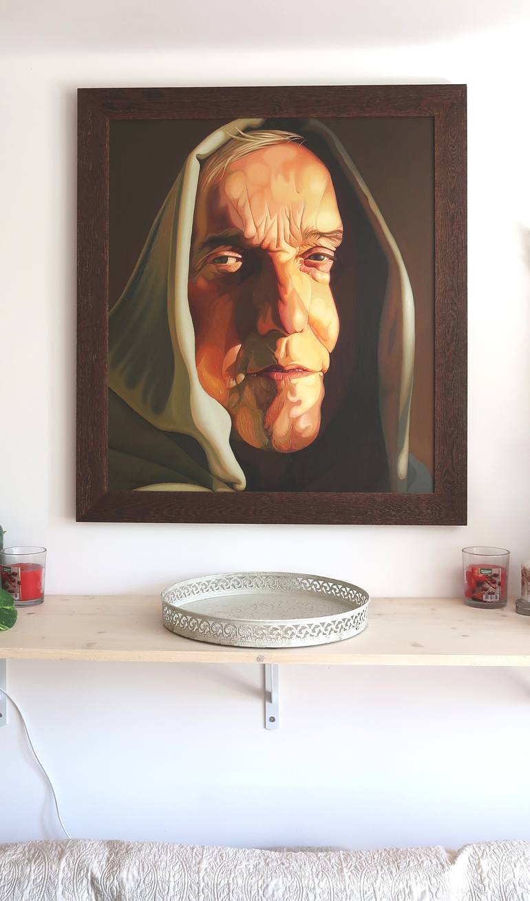 Original Portraiture People Painting by Artur Sobieszek