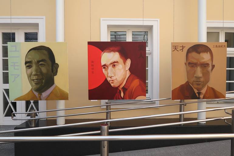 Original Portraiture People Painting by Artur Sobieszek