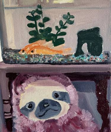 Original Documentary Fish Paintings by zena blackwell