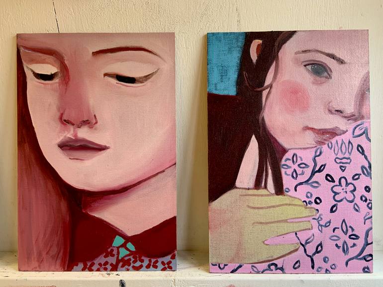 Original Contemporary People Painting by Zena Blackwell