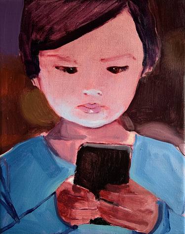 Original Contemporary Children Paintings by zena blackwell