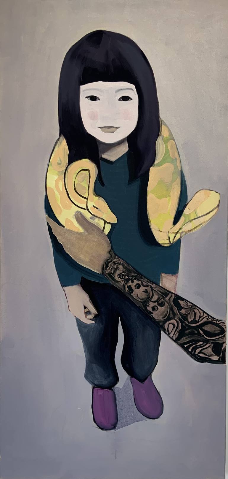 Original Figurative People Paintings by Zena Blackwell