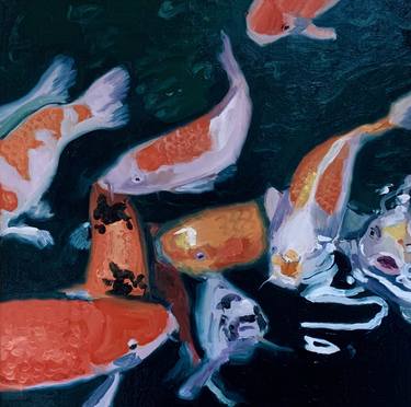 Print of Fish Paintings by zena blackwell