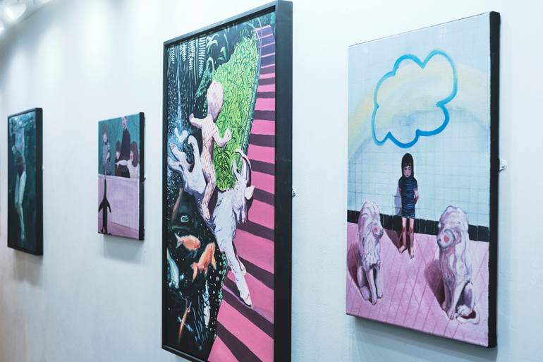 Original Conceptual Fantasy Painting by Zena Blackwell