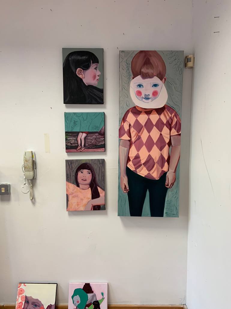 Original Contemporary People Painting by Zena Blackwell