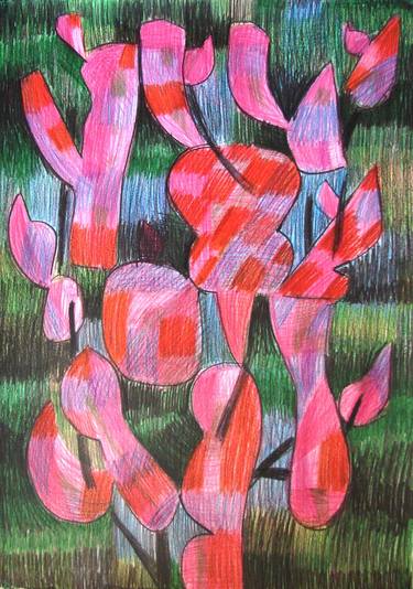 Print of Abstract Expressionism Nature Drawings by ANASTASIA AVRALIOVA