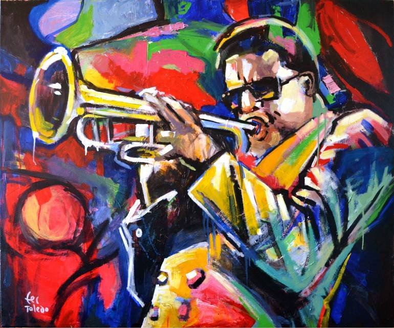 Jazz Painting by Fernando Toledo | Saatchi Art