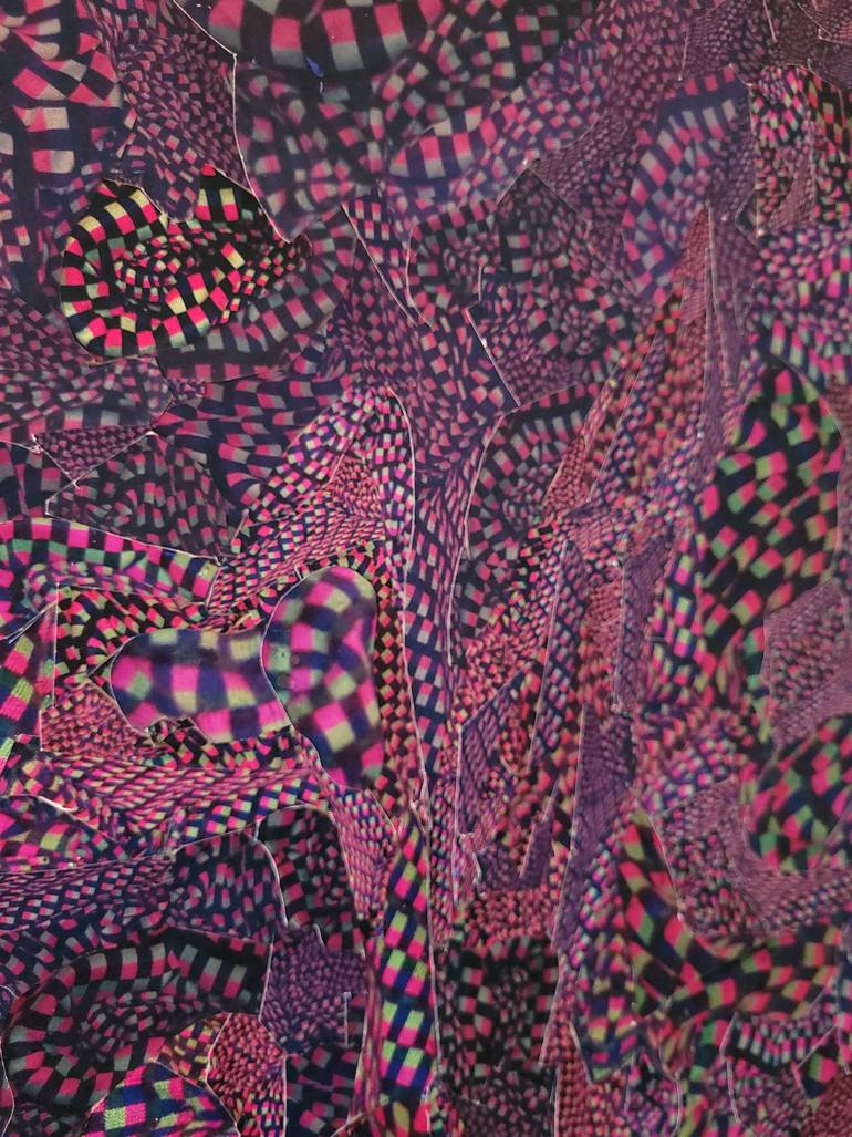 Original Abstract Expressionism Music Collage by Mick  Start