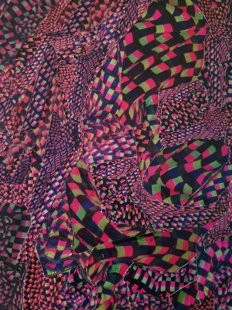 Original Abstract Expressionism Music Collage by Mick  Start