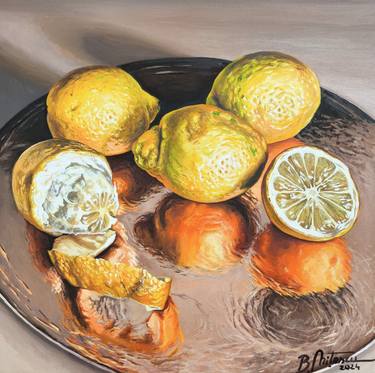 Original Baroque Still Life Paintings by Bogdan Nitescu