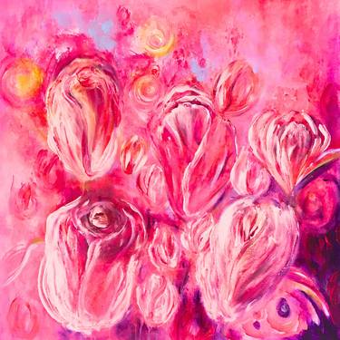 Original Floral Paintings by Fiona Pape