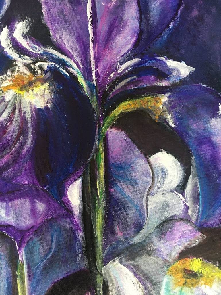 Original Floral Painting by Fiona Pape