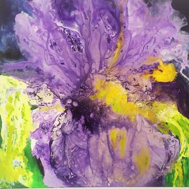 Original Abstract Floral Paintings by Fiona Pape