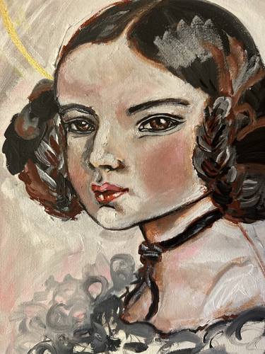 Original Portraiture Children Paintings by Luisa Manea