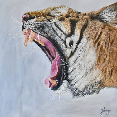 Original Fine Art Animal Paintings by Phannipa Kinney