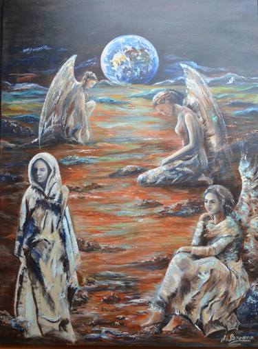 Original Conceptual Religion Paintings by Liana Brennan