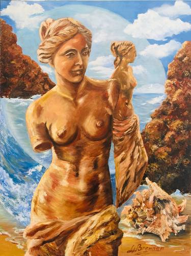 Original Conceptual Nude Paintings by Liana Brennan