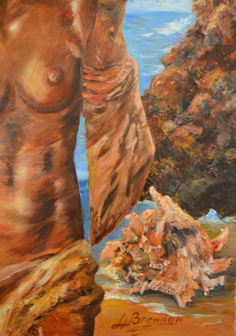 Original Conceptual Nude Painting by Liana Brennan