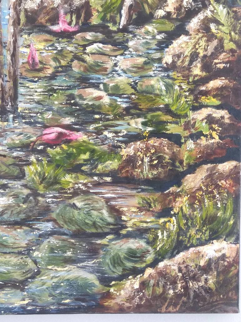 Original Impressionism Botanic Painting by Liana Brennan