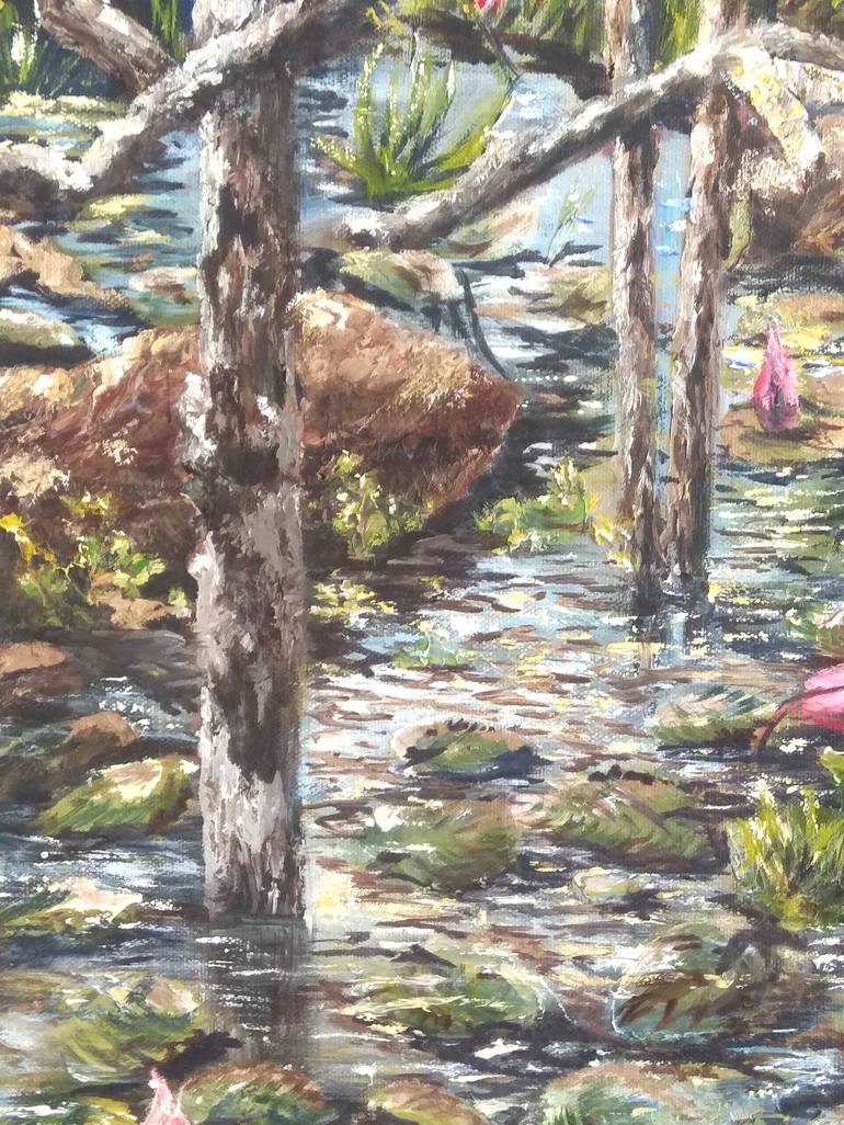 Original Impressionism Botanic Painting by Liana Brennan