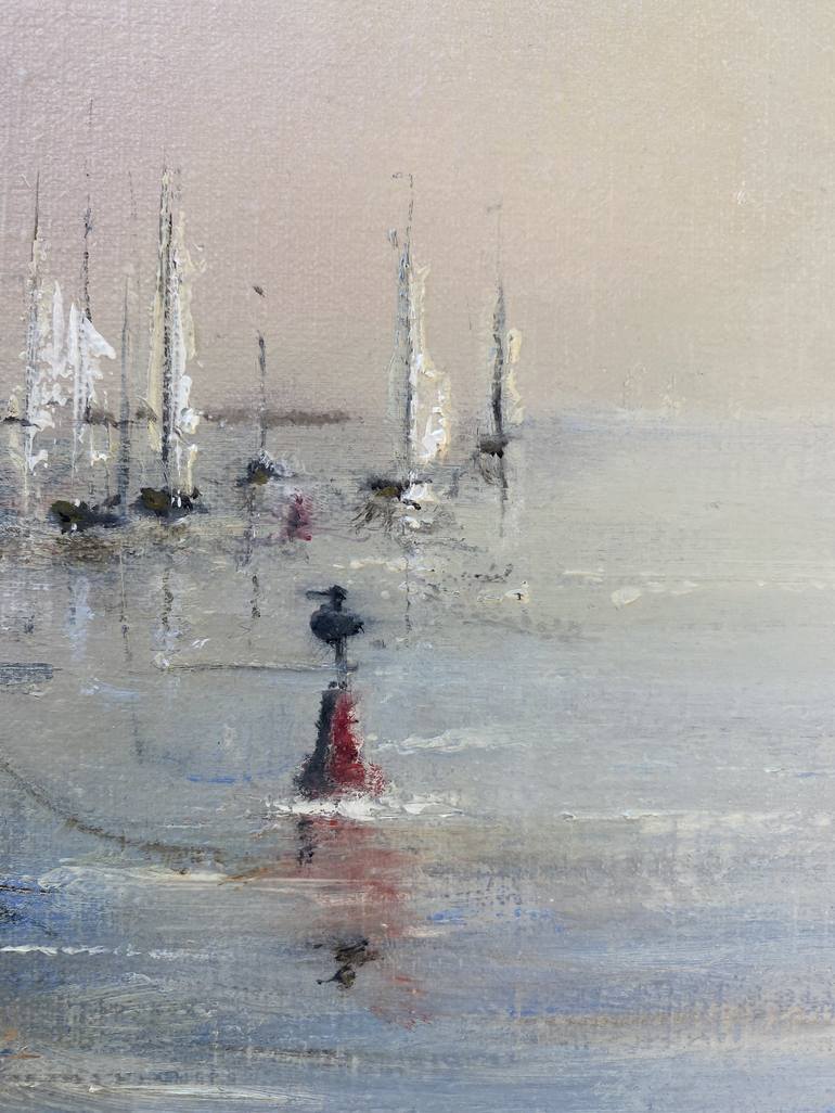 Original Boat Painting by Marshall Probert